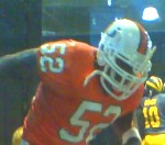Photo of the Ray Lewis College Sports Picks sports action figure from McFarlane