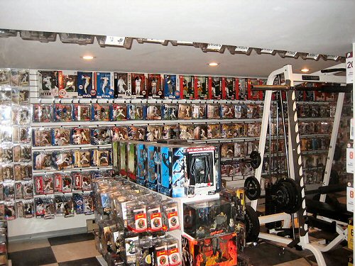 Collection of sports action figures and Spawn figures - classic