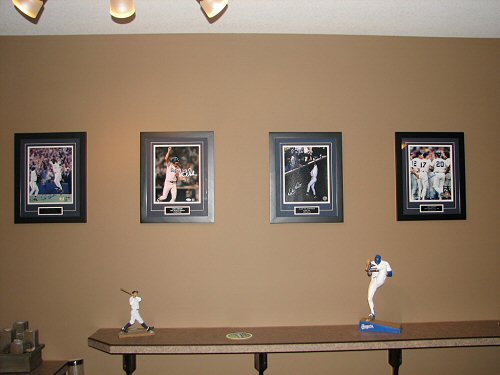 Collection of sports action figures and sports memorabilia- GOAL