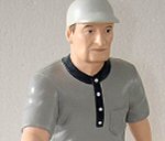 Photo of Honus Wagner sports action figure from Hartland LLC